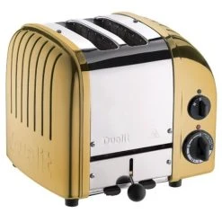 Dualit Classic Vario AWS Brass 2 Slot Toaster With FREE Gift -Kitchen appliances 0 23592