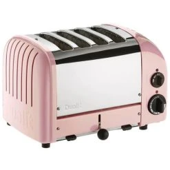 Dualit Classic Vario AWS Petal Pink 4 Slot Toaster With FREE Gift -Kitchen appliances 0 23598
