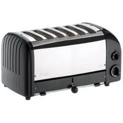 Dualit Classic Vario AWS Black 6 Slot Toaster -Kitchen appliances 0 23637