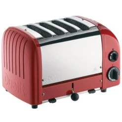 Dualit Classic Vario AWS Red 4 Slot Toaster With FREE Gift -Kitchen appliances 0 23671