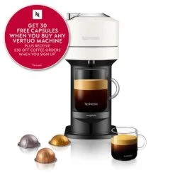 Magimix Nespresso Vertuo Next White With FREE Gift