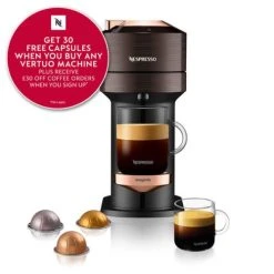Magimix Nespresso Vertuo Next Premium Rich Brown With FREE Gift