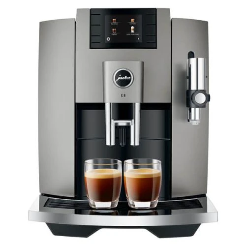 Jura E8 Dark Inox Coffee Machine 1 Jura E8 Dark Inox Coffee Machine