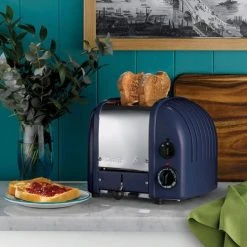 Dualit Classic Vario AWS Lavender Blue 2 Slot Toaster With FREE Gift -Kitchen appliances 20435 dualit 2 slot classic toaster lavender blue 4