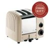 Dualit Classic Vario AWS Utility Cream 2 Slot Toaster With FREE Gift