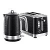 Russell Hobbs Inspire Kettle & 2 Slice Toaster Set Black