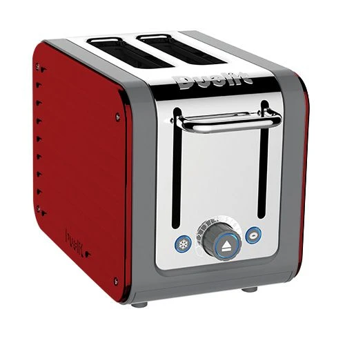 Dualit Architect 2 Slot Grey Body With Apple Candy Red Panel Toaster 1 Dualit Architect 2 Slot Grey Body With Apple Candy Red Panel Toaster