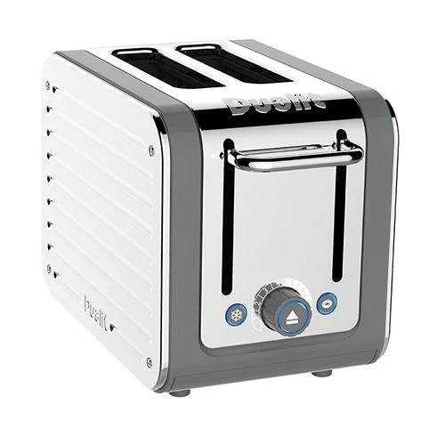 Dualit Architect 2 Slot Grey Body With White Panel Toaster 1 Dualit Architect 2 Slot Grey Body With White Panel Toaster