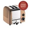 Dualit Classic Vario AWS Copper 2 Slot Toaster With FREE Gift