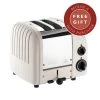 Dualit Classic Vario AWS Feather 2 Slot Toaster With FREE Gift