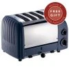 Dualit Classic Vario AWS Lavender Blue 4 Slot Toaster With FREE Gift