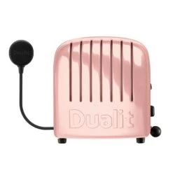 Dualit Classic Vario AWS Petal Pink 4 Slot Toaster With FREE Gift -Kitchen appliances 40377 Dualit 4 Slot Classic Toaster Petal Pink 2