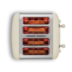 Dualit Lite 4 Slot Toaster Cream Gloss 7 Dualit Lite 4 Slot Toaster Cream Gloss -Kitchen appliances 46202 Dualit Lite 4 Slot Toaster Cream Gloss New 2