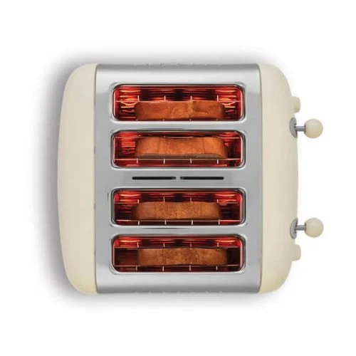 Dualit Lite 4 Slot Toaster Cream Gloss 3 Dualit Lite 4 Slot Toaster Cream Gloss - Image 3