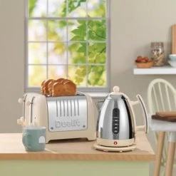 Dualit Lite 4 Slot Toaster Cream Gloss 9 Dualit Lite 4 Slot Toaster Cream Gloss -Kitchen appliances 46202 Dualit Lite 4 Slot Toaster Cream Gloss New 4