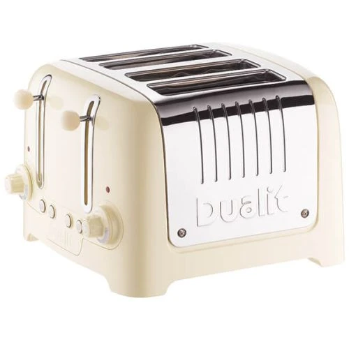 Dualit Lite 4 Slot Toaster Cream Gloss 1 Dualit Lite 4 Slot Toaster Cream Gloss