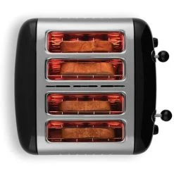 Dualit Lite 4 Slot Toaster Gloss Black 8 Dualit Lite 4 Slot Toaster Gloss Black -Kitchen appliances 46205 Dualit Lite 4 Slot Toaster Gloss Black New 2