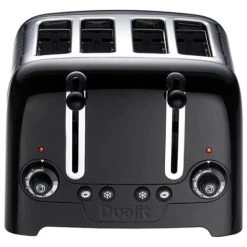 Dualit Lite 4 Slot Toaster Gloss Black 9 Dualit Lite 4 Slot Toaster Gloss Black -Kitchen appliances 46205 Dualit Lite 4 Slot Toaster Gloss Black New 3