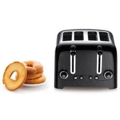 Dualit Lite 4 Slot Toaster Gloss Black 10 Dualit Lite 4 Slot Toaster Gloss Black -Kitchen appliances 46205 Dualit Lite 4 Slot Toaster Gloss Black New 4