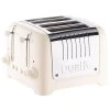 Dualit Lite 4 Slot Toaster Canvas White