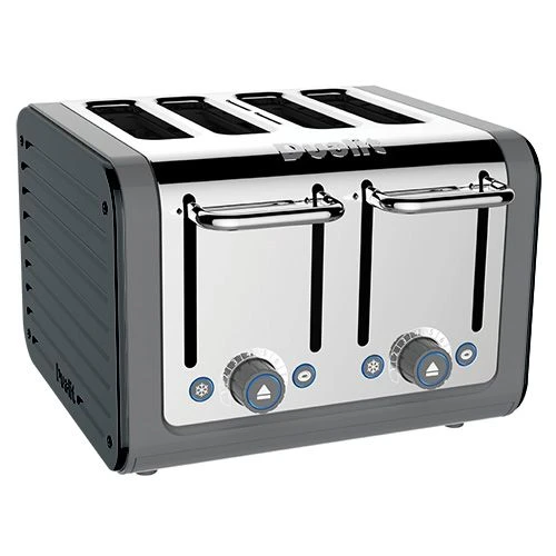 Dualit Architect 4 Slot Grey Body With Metallic Charcoal Panel Toaster 1 Dualit Architect 4 Slot Grey Body With Metallic Charcoal Panel Toaster
