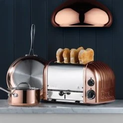 Dualit Classic Vario AWS Copper 4 Slot Toaster With FREE Gift 14 Dualit Classic Vario AWS Copper 4 Slot Toaster With FREE Gift -Kitchen appliances 47450 Dualit Classic 4 Slot Toaster Copper New 5