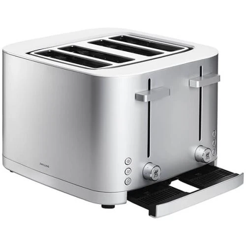 Zwilling Enfinigy Toaster 4 Short Slots Silver 1 Zwilling Enfinigy Toaster 4 Short Slots Silver