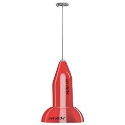 Aerolatte Red Milk Frother With Stand
