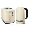 KitchenAid Breakfast Suite Almond Cream 1.7L Kettle And 2 Slice Toaster Set