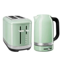 KitchenAid Breakfast Suite Pistachio 1.7L Kettle And 2 Slice Toaster Set