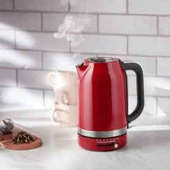 KitchenAid Breakfast Suite Empire Red 1.7L Kettle -Kitchen appliances 5KEK1701BER Kitchenaid Kettle Empire Red 1 7 Litre 4