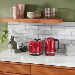 KitchenAid Breakfast Suite Empire Red 1.7L Kettle -Kitchen appliances 5KEK1701BER Kitchenaid Kettle Empire Red 1 7 Litre 5