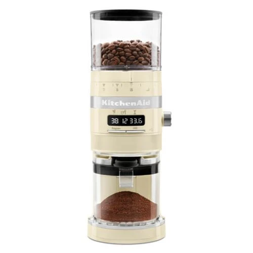 KitchenAid Artisan Semi-Auto Espresso Machine & Burr Grinder Set Almond Cream 3 KitchenAid Artisan Semi-Auto Espresso Machine & Burr Grinder Set Almond Cream - Image 3