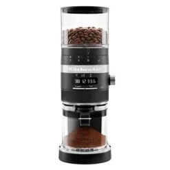 KitchenAid Artisan Semi-Auto Espresso Machine Cast Iron & Burr Grinder Set Matte Black -Kitchen appliances 5KES65035KCG8433BBK KitchenAid Espresso Coffee Machine Burr Grinder Cast Iron Black 3