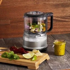 KitchenAid 830ml Contour Silver Mini Food Chopper -Kitchen appliances 5KFC3516BCU KitchenAid Mini Food Processor Contour Silver 4