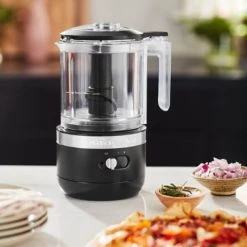 KitchenAid Matte Black Cordless Food Chopper 12 KitchenAid Matte Black Cordless Food Chopper -Kitchen appliances 5KFCB519BBM KitchenAid Matte Black Cordless Food Chopper 3 New