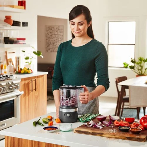 KitchenAid Charcoal Grey Cordless Food Chopper 5 KitchenAid Charcoal Grey Cordless Food Chopper - Image 5