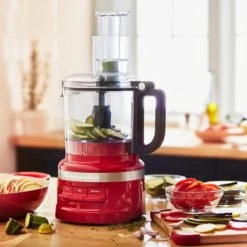 KitchenAid 1.7L Empire Red Food Processor -Kitchen appliances 5KFP0719BER KitchenAid 1 7Litre Food Processor Empire Red 2v 1