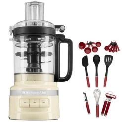 KitchenAid 2.1L Almond Cream Food Processor With FREE Gift