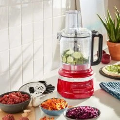 KitchenAid 2.1L Empire Red Food Processor With FREE Gift -Kitchen appliances 5KFP0921BER KitchenAid 2 1L Food Processor Empire Red 3
