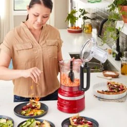 KitchenAid 2.1L Empire Red Food Processor With FREE Gift -Kitchen appliances 5KFP0921BER KitchenAid 2 1L Food Processor Empire Red 4