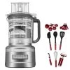KitchenAid 3.1L Contour Silver Food Processor With FREE Gift