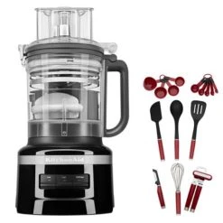 KitchenAid 3.1L Onyx Black Food Processor With FREE Gift