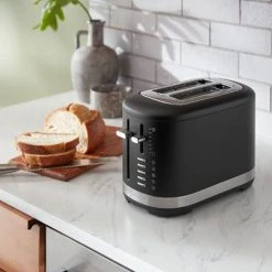 KitchenAid Breakfast Suite Matte Black 2 Slice Toaster -Kitchen appliances 5KMT2109BBM Kitchenaid Toaster Matte Black 2 Slice 2