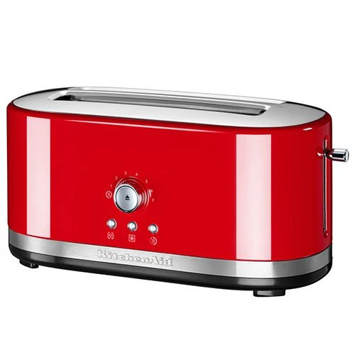 KitchenAid Empire Red Manual Control Long Slot Toaster 1 KitchenAid Empire Red Manual Control Long Slot Toaster