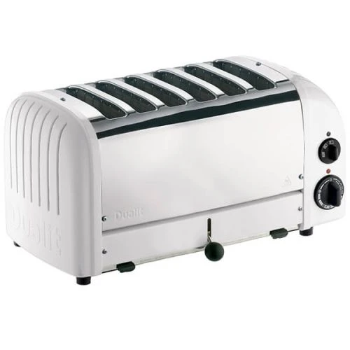 Dualit Classic Vario AWS White 6 Slot Toaster 1 Dualit Classic Vario AWS White 6 Slot Toaster
