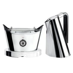 Bugatti Vera Easy Kettle And Volo Toaster Set Chrome