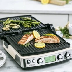 GreenPan Non-Stick 3-in-1 Contact Grill & Indoor BBQ Cream -Kitchen appliances CC006583 001 GreenPan Non Stick 3 in 1 Contact Grill and Indoor BBQ Cream 2