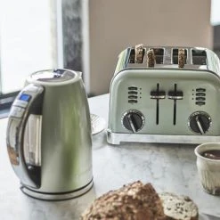 Cuisinart Style Light Pistachio Multi-Temp Kettle & 4 Slice Toaster Breakfast Set 11 Cuisinart Style Light Pistachio Multi-Temp Kettle & 4 Slice Toaster Breakfast Set -Kitchen appliances CPK17GUCPT180GU Cuisinart Style Breakfast Set Multi temp 4 Slice Light Pistachio 5