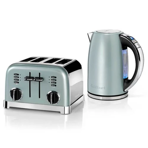 Cuisinart Style Light Pistachio Multi-Temp Kettle & 4 Slice Toaster Breakfast Set 1 Cuisinart Style Light Pistachio Multi-Temp Kettle & 4 Slice Toaster Breakfast Set